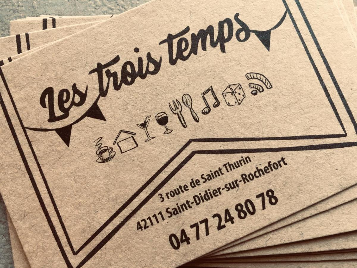 Отель Les Trois Temps Saint-Didier-sur-Rochefort Экстерьер фото